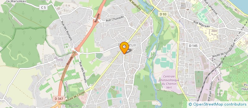 localisation de l'entreprise MADAME DOROTHEE FABLET  SAUMUR