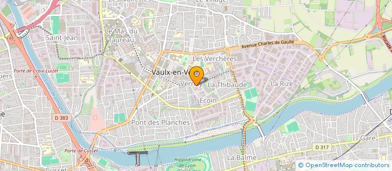 localisation de l'entreprise MADAME DOROTHEE FAHE  VAULX-EN-VELIN