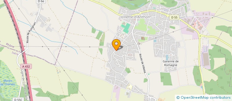 localisation de l'entreprise MADAME DOROTHEE FELTRIN  VILLETTE-D'ANTHON