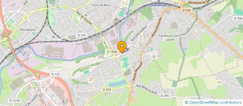 localisation de l'entreprise MADAME DOROTHEE FERTIN  LOUVROIL