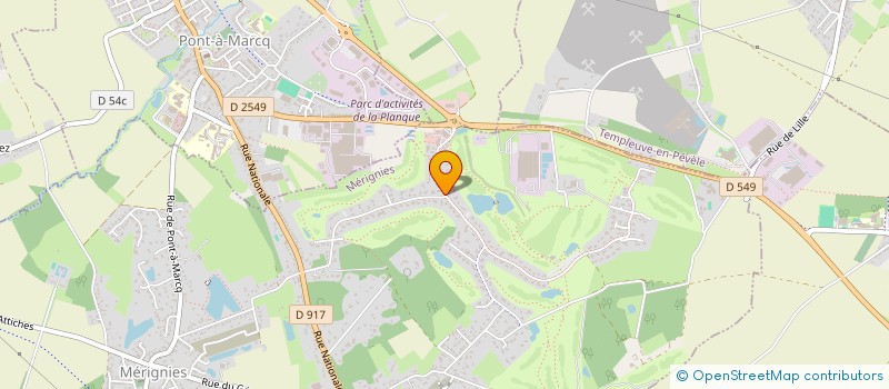 localisation de l'entreprise MADAME DOROTHEE FICHEL  MERIGNIES