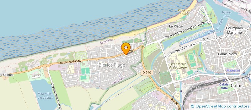 localisation de l'entreprise MADAME DOROTHEE FOURNIER  SANGATTE