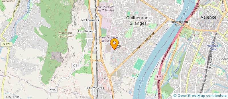 localisation de l'entreprise MADAME DOROTHEE FRANQUART  GUILHERAND-GRANGES