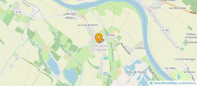 localisation de l'entreprise MADAME DOROTHEE GADEAU  PARCAY-SUR-VIENNE