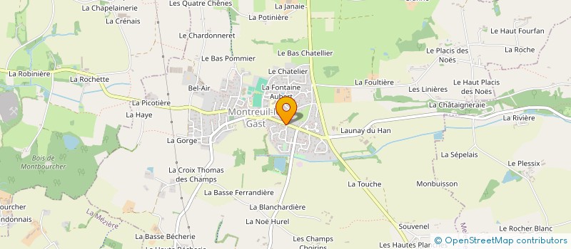 localisation de l'entreprise MADAME DOROTHEE GALY à MONTREUIL-LE-GAST