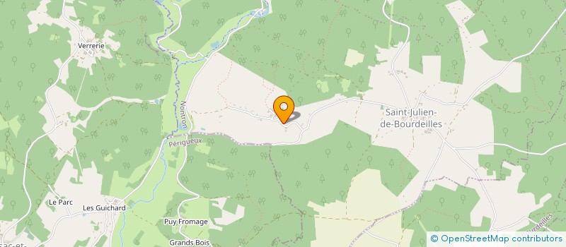 localisation de l'entreprise MADAME DOROTHEE GENDRON  BRANTOME EN PERIGORD