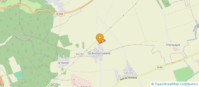 localisation de l'entreprise MADAME DOROTHEE GILLET à REUILLY