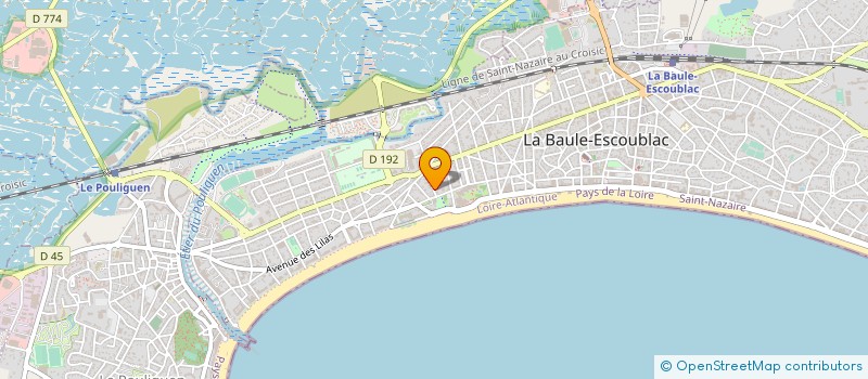 localisation de l'entreprise MADAME DOROTHEE GIRAUDEAU  LA BAULE-ESCOUBLAC