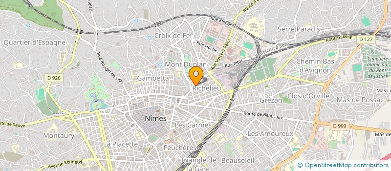 localisation de l'entreprise MADAME DOROTHEE GRICOURT  NIMES