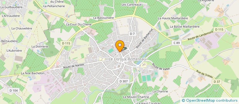 localisation de l'entreprise MADAME DOROTHEE GROLLEAU  LE LOROUX-BOTTEREAU