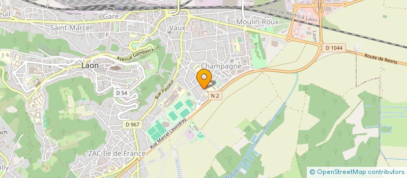 localisation de l'entreprise MADAME DOROTHEE GURHEM à LAON