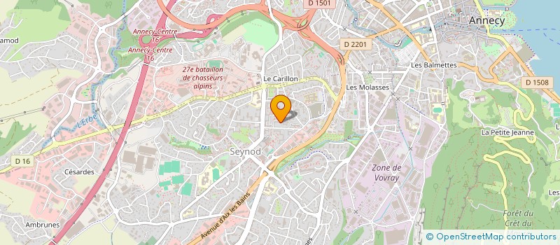 localisation de l'entreprise MADAME DOROTHEE HABIB à ANNECY
