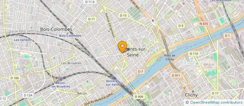 localisation de l'entreprise MADAME DOROTHEE HAMEL  ASNIERES-SUR-SEINE