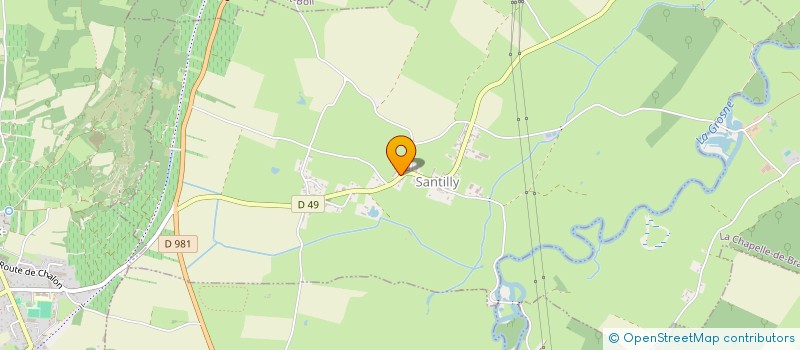 localisation de l'entreprise MADAME DOROTHEE HANNECART  CHISSEY-LES-MACON