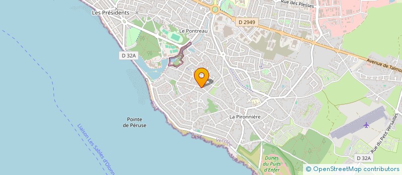 localisation de l'entreprise MADAME DOROTHEE HOFFMANN à LES SABLES D'OLONNE