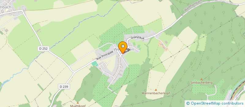 localisation de l'entreprise MADAME DOROTHEE HUBRECHT  WEISLINGEN