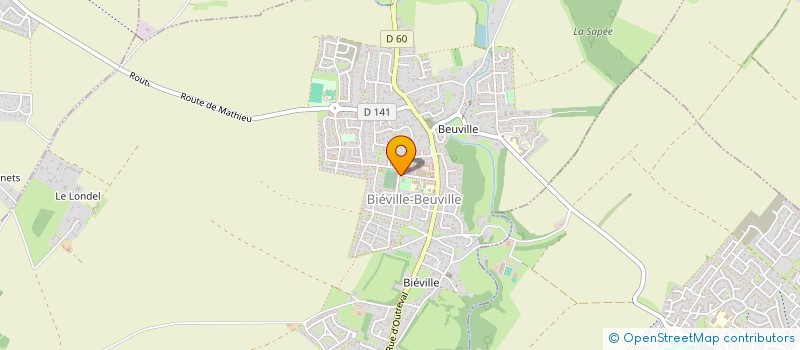 localisation de l'entreprise MADAME DOROTHEE JACOB  BIEVILLE-BEUVILLE