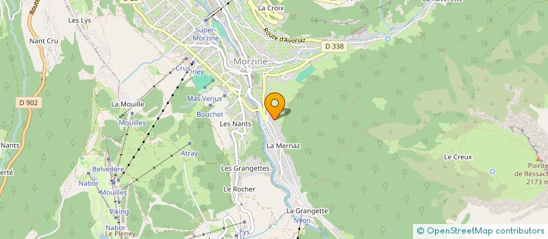 localisation de l'entreprise MADAME DOROTHEE JACQUET  MORZINE