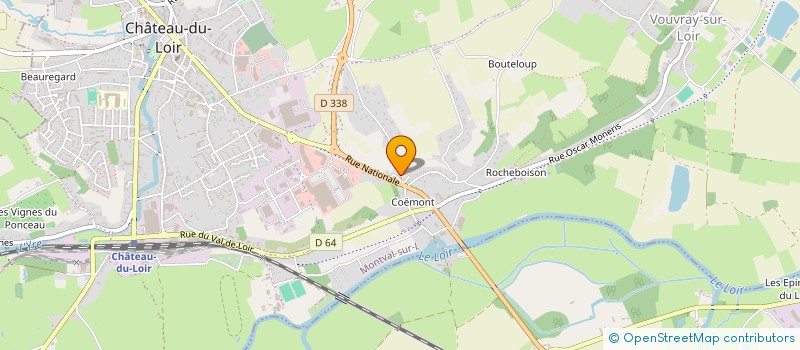 localisation de l'entreprise MADAME DOROTHEE JEANJOT-EMERY  MONTVAL-SUR-LOIR