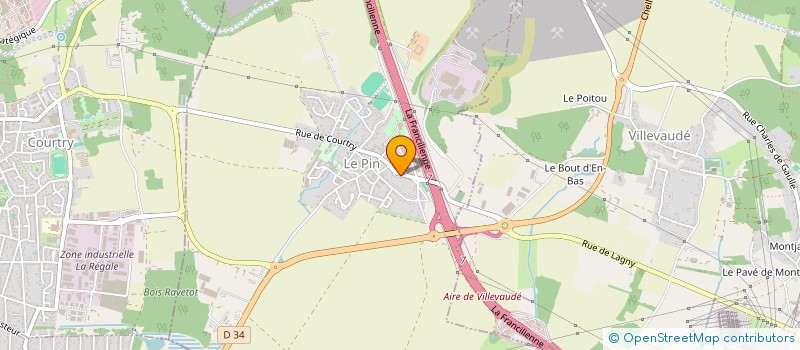 localisation de l'entreprise MADAME DOROTHEE JEANNIN  LE PIN