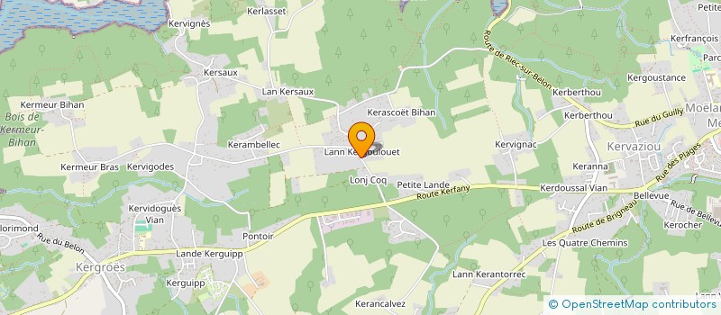 localisation de l'entreprise MADAME DOROTHEE JEGO  MOELAN-SUR-MER