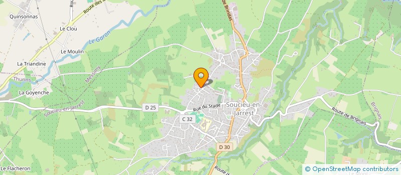 localisation de l'entreprise MADAME DOROTHEE JOUHANS à SOUCIEU-EN-JARREST