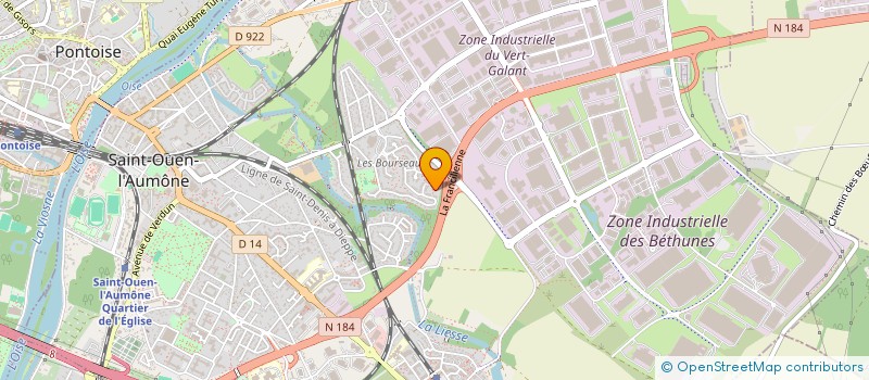 localisation de l'entreprise MADAME DOROTHEE KAZYAKA à SAINT-OUEN-L'AUMONE