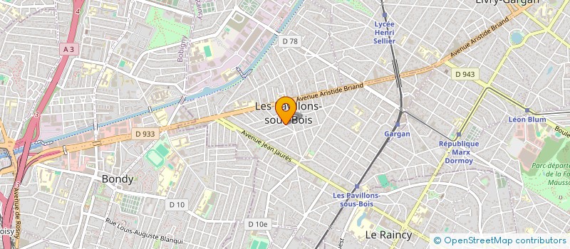 localisation de l'entreprise MADAME DOROTHEE LABARRE à LES PAVILLONS-SOUS-BOIS