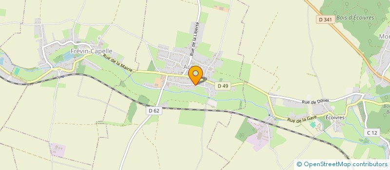 localisation de l'entreprise MADAME DOROTHEE LAFLUTTE  ACQ