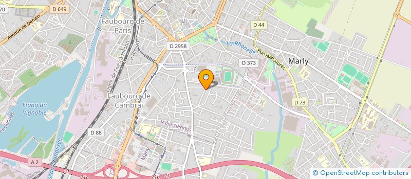 localisation de l'entreprise MADAME DOROTHEE LAMOTTE à VALENCIENNES