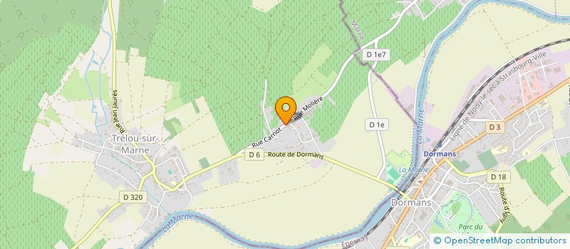 localisation de l'entreprise MADAME DOROTHEE LANGLOIS  TRELOU-SUR-MARNE