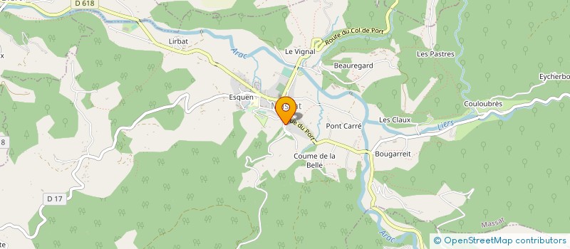 localisation de l'entreprise MADAME DOROTHEE LARRAT à MASSAT