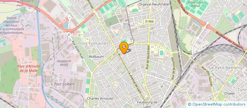 localisation de l'entreprise MADAME DOROTHEE LAUNAY  REIMS