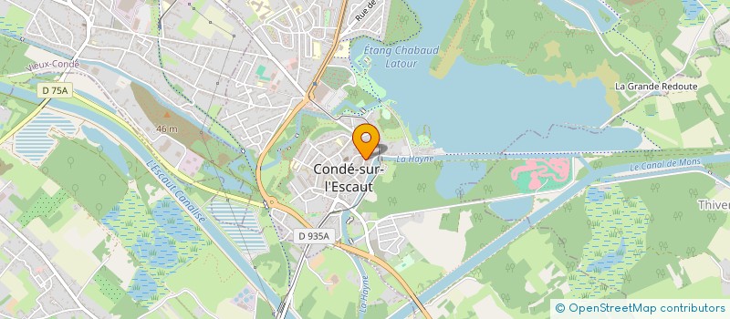 localisation de l'entreprise MADAME DOROTHEE LAURENT  CONDE-SUR-L'ESCAUT