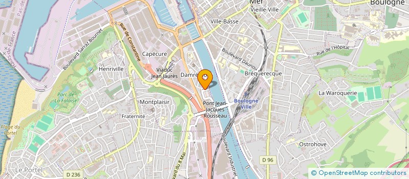 localisation de l'entreprise MADAME DOROTHEE LAVIELLE à BOULOGNE-SUR-MER