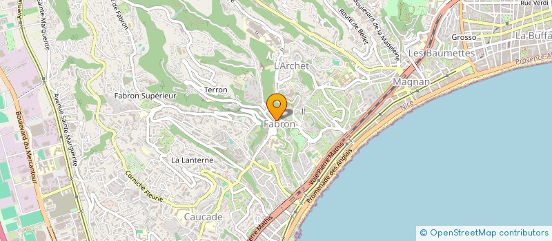 localisation de l'entreprise MADAME DOROTHEE LECERF à NICE