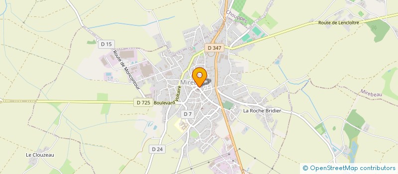 localisation de l'entreprise MADAME DOROTHEE LEFEBVRE à MIREBEAU