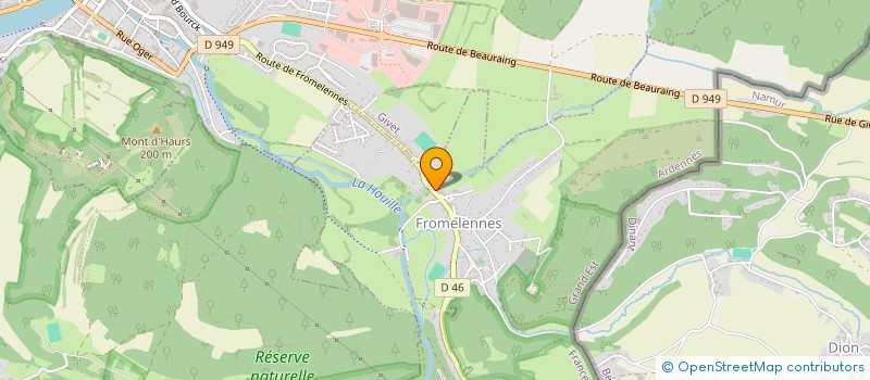 localisation de l'entreprise MADAME DOROTHEE LEFEVRE  FROMELENNES