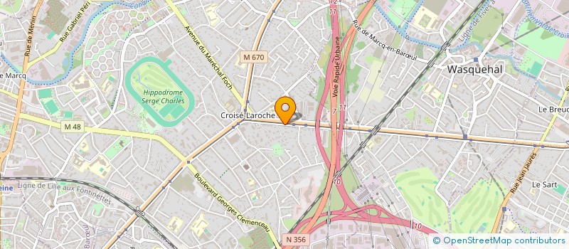 localisation de l'entreprise MADAME DOROTHEE LESAGE à MARCQ-EN-BARŒUL