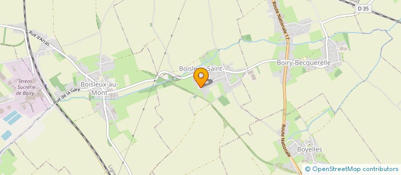 localisation de l'entreprise MADAME DOROTHEE LEVESQUE  BOISLEUX-SAINT-MARC