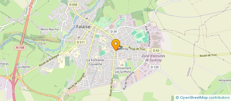 localisation de l'entreprise MADAME DOROTHEE LIZION à FALAISE