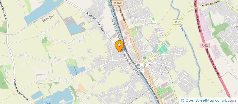 localisation de l'entreprise MADAME DOROTHEE LOZES  SAINT-JORY