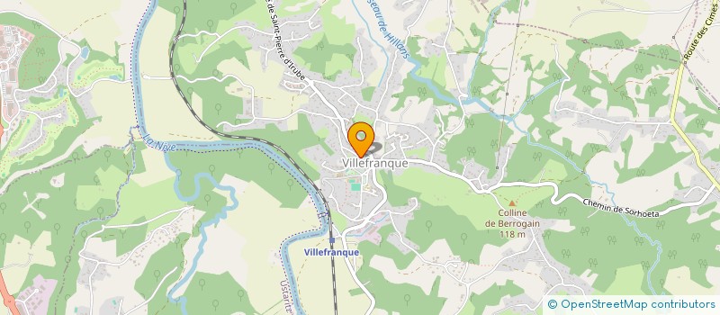 localisation de l'entreprise MADAME DOROTHEE LUBIN  VILLEFRANQUE