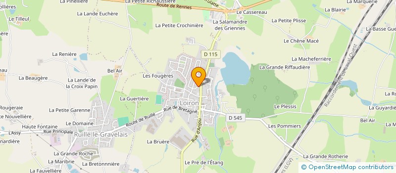 localisation de l'entreprise MADAME DOROTHEE MARTIN à LOIRON-RUILLE