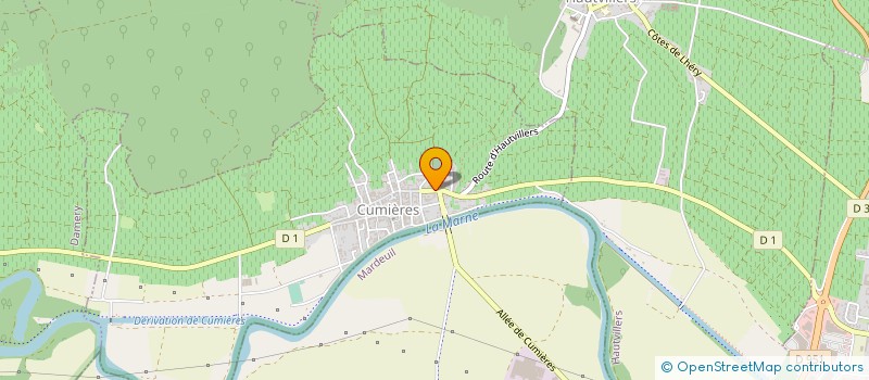 localisation de l'entreprise MADAME DOROTHEE MIGNON  CUMIERES