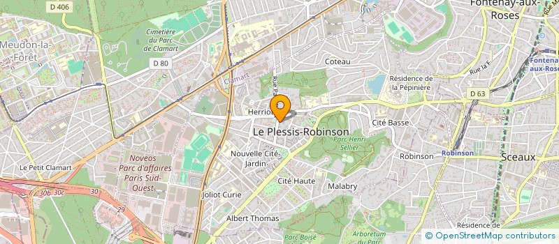 localisation de l'entreprise MADAME DOROTHEE MOLLARD à LE PLESSIS-ROBINSON