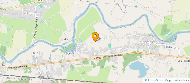 localisation de l'entreprise MADAME DOROTHEE MOMON  MENESPLET