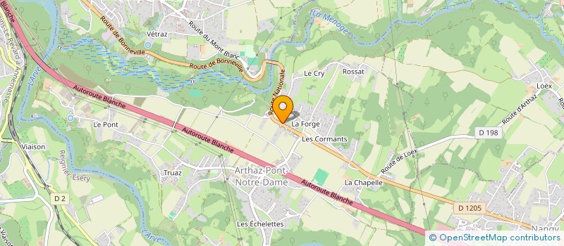 localisation de l'entreprise MADAME DOROTHEE MOREL  ARTHAZ-PONT-NOTRE-DAME