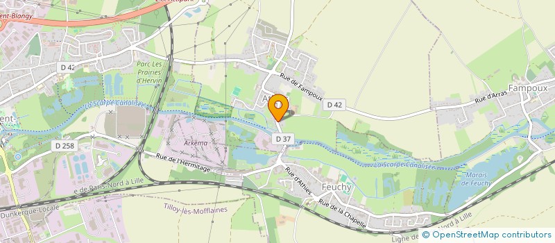 localisation de l'entreprise MADAME DOROTHEE MOURETTE  ATHIES