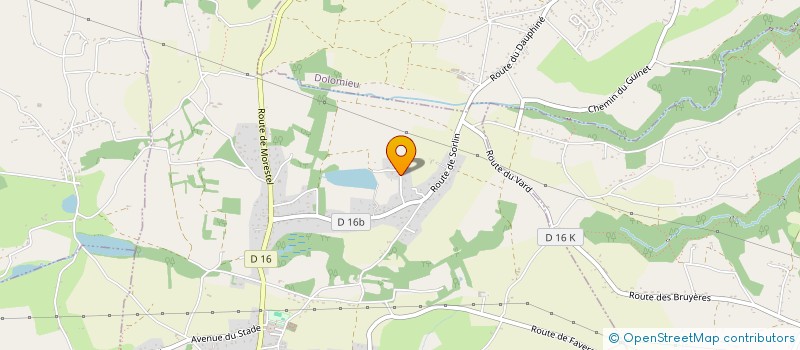 localisation de l'entreprise MADAME DOROTHEE NALLET  LA CHAPELLE-DE-LA-TOUR